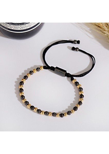 Stil 6 Klasik Erkek Kadın Bilezik 4mm Bakır Boncuklu Şans Bileziği Ayarlanabilir Bilezik Moda Takı Hediye (Yurt Dışından) modelleri