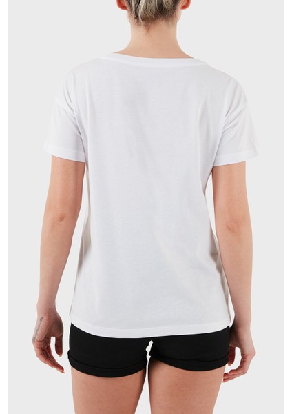 Armani Exchage % 100 Pamuk Regular Fit Bisiklet Yaka Logolu T Shirt Bayan T Shirt XW000534 AF10359 U0002 fiyatları