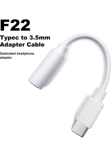 Duoqin F22 Kulaklık Dönüştürücü Type-C 3.5mm