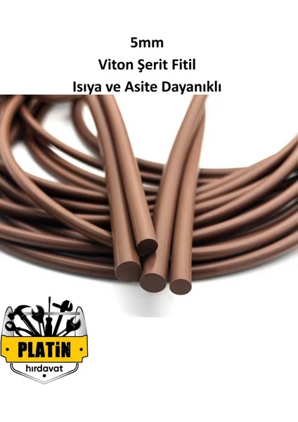 Viton Şerit Fitil 5mm ( 25 Metre ) PLT28000603 fiyatları
