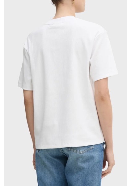 Streç Pamuklu Oversize Fit Bisiklet Yaka T Shirt J20J225247 Yaa Bayan T Shirt J20J225247 Yaa fiyatları