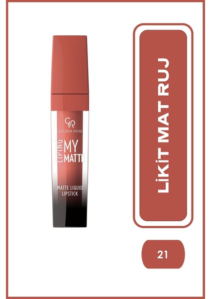 Liping My Matte - 21 - Likit Mat Ruj