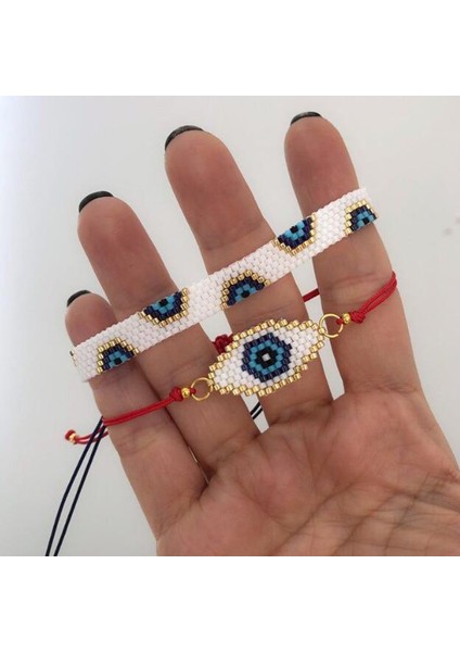 37 Numara Bluestar Iyukı Bilezik Seti Kadınlar Için Bohem Bilezik Kız Hediye Kristal Takı Boho Tasarım El Yapımı (Yurt Dışından)