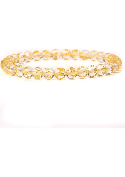 21CM Tarzı 24.slogan Sarı Kahverengi 6mm Doğal Taş Bileklik Kaplan Gözü Bilezikler Erkek ve Kadınlar Için Citrine Jades Zincir Boncuk Bilezikler Meditasyon Takı (Yurt Dışından)