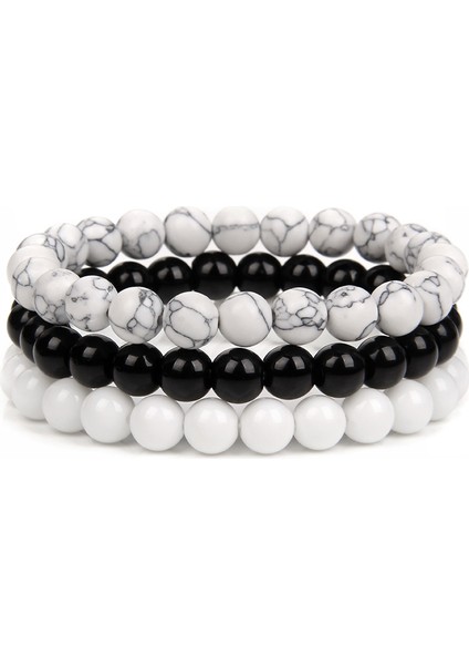 17CM Tarzı No.6 Doğal Taş Bilezik Setleri 8mm Rodonit Gül Kuvars Turkuaz Kaplan Gözü Hematit Ametist Boncuklu Bilezikler Kadınlar ve Erkekler Için (Yurt Dışından) modelleri