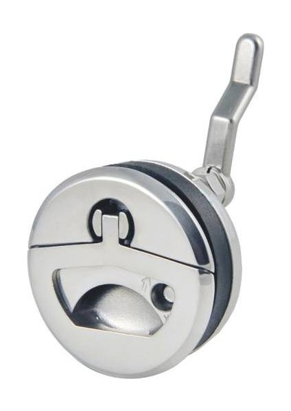 Marinetech Paslanmaz Çelik Yuvarlak Kilitli Kulp 62MM 814731450RS