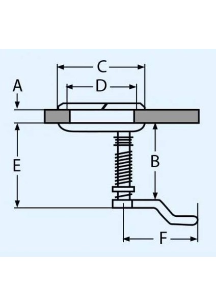 Marinetech Paslanmaz Çelik Yuvarlak Kilitli Kulp 62MM 814731450RS