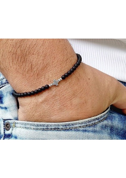 A15 Erkekler Için Tüy Kolyesi Ile Bronz Tüp Bilezik (Yurt Dışından)