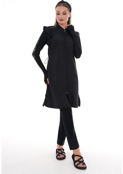 Tam Kapalı Tesettür Mayo 2511 Bahar Siyah