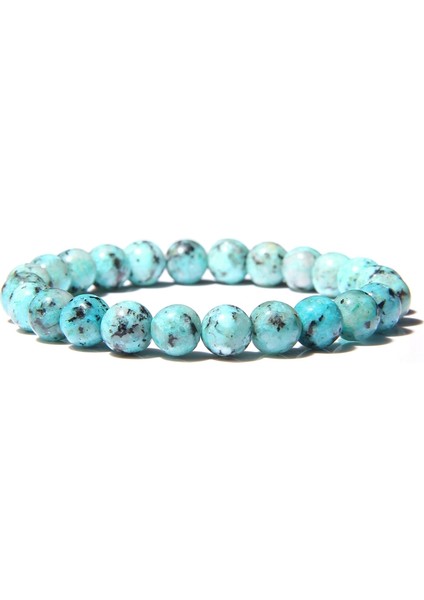 23CM Tarzı 10YEŞIM Kadınlar ve Erkekler Için Doğal Taş Boncuklu Bilezik 8mm Boncuklu Lava Agates Kuvars Çakra Yoga Bilezikleri Kadınlar Için Takı Hediye (Yurt Dışından)