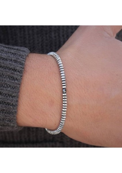 A14 Erkekler Için Tüy Kolyesi Ile Bronz Tüp Bilezik (Yurt Dışından)