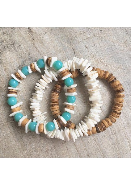 AA---007 Erkek Sörf Bileziği Erkek Boncuklu Bilezik Erkek Yığın Bilezikleri Erkek Boho Bilezikleri Bilezik Hematit Bilezik (Yurt Dışından) fırsatları