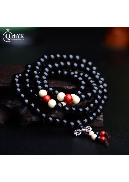 Yeşil Dua Tespihleri Mala 108 Boncuk Bilezikler 8mm Doğal Sandal Ağacı Budist Buddha Tespih Bilezikler Erkekler & Kadınlar Için Takı (Yurt Dışından) fırsatları