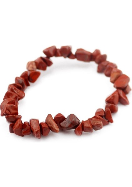 Kırmızı Taş Yeni Doğal Granat Bilezik Çakıl Tek Daire Kristal Bilezikler Şanslı Renk Kristal Moda Takı Hediye Kadınlar ve Erkekler Için (Yurt Dışından)