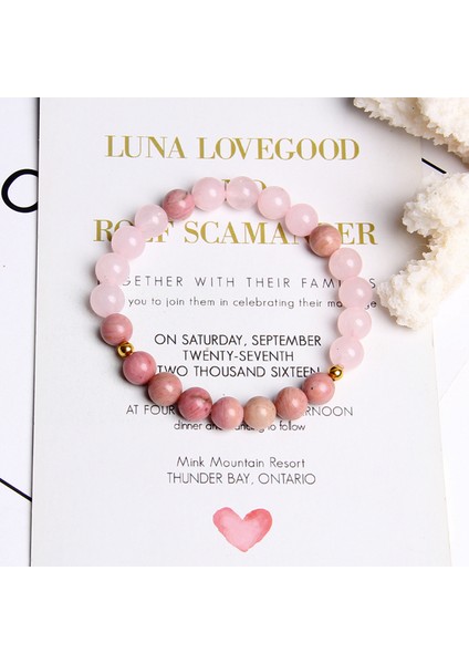 17CM Tarzı Numara 3 Kadın Kız Gül Pembesi Kristal Boncuk Bilezik Doğal Pembe Rodokrozit Rhodonit Taş Boncuk Bilezik Mücevher Hediyeler (Yurt Dışından) fiyatları