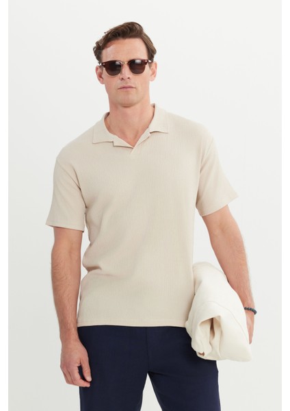 Relax Fit Rahat Kesim Polo Yaka Tişört