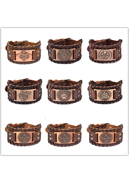 1054-C 2021 Trendy Moda Deri Geniş Versiyon Bilezik Erkekler Için Zarif Spor ve Rahat Bilezikler Elbise Takı Üzerinde Parti Mücevherleri (Yurt Dışından) modelleri