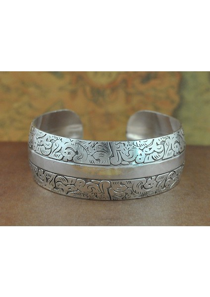 YB10005G Tibet Takı Vintage Gümüş Bilezik Kadınlar Için Tibet Gümüş Bilezikler (Yurt Dışından)