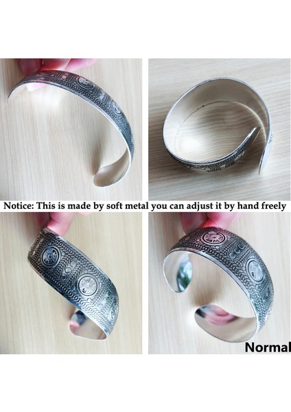 YB10005G Tibet Takı Vintage Gümüş Bilezik Kadınlar Için Tibet Gümüş Bilezikler (Yurt Dışından) modelleri