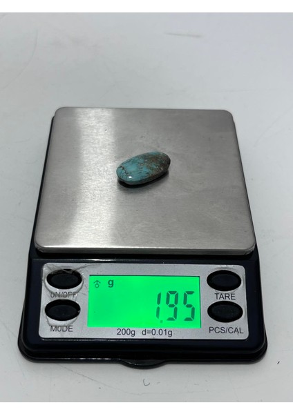 Okyanus Temalı Doğal Kabaşon Firuze Taşı 9,6 Karat - Turkuaz Taşı 1,94 Gram indirimleri