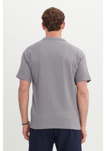 Relax Fit Rahat Kesim Polo Yaka Tişört