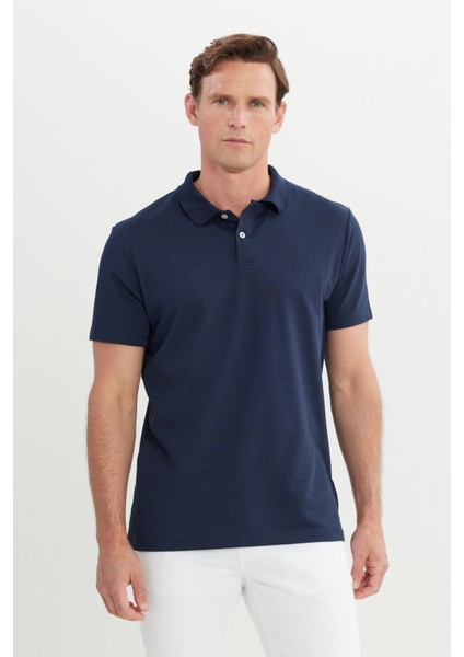 Pamuklu Slim Fit Dar Kesim Polo Yaka Tişört modelleri