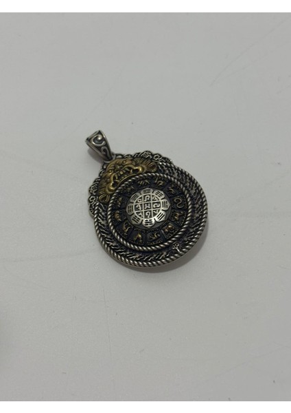 Çin Burç Motifli 925 Ayar Gümüş Kolye Ucu 29,65 Gram modelleri