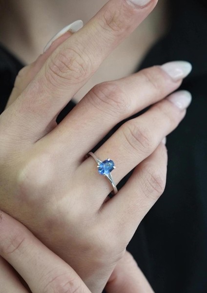 Tanzanite Oval Tektaş Yüzük indirimleri