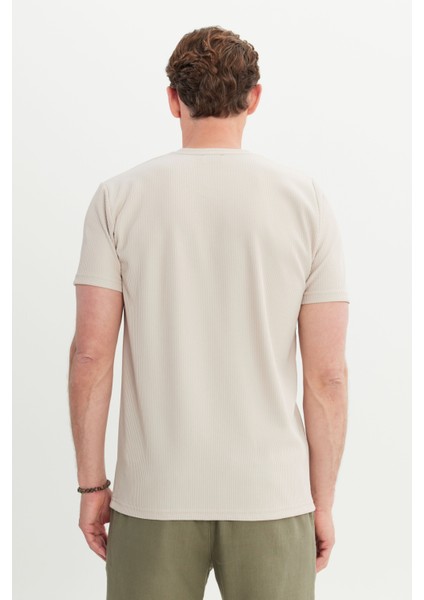 Slim Fit Dar Kesim Bisiklet Yaka Esnek Tişört indirimleri