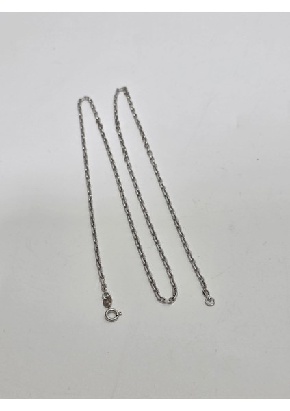 Zincir Motifli 925 Ayar Gümüş Kolye 2mm 6,80 Gram fırsatları