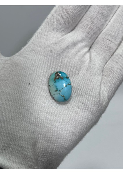 Okyanus Temalı Doğal Kabaşon Firuze Taşı 19,3 Karat - Turkuaz Taşı 3,88 Gram fiyatları