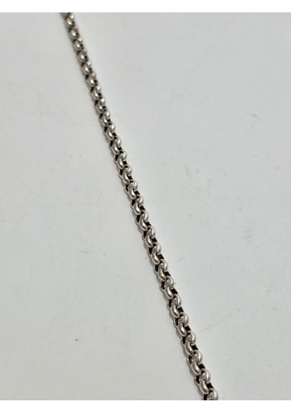 Zincir Motifli 925 Ayar Gümüş Kolye 3,5mm 9,1 Gram fiyatları