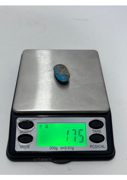 Okyanus Temalı Doğal Kabaşon Firuze Taşı 8,7 Karat - Turkuaz Taşı 1,74 Gram indirimleri