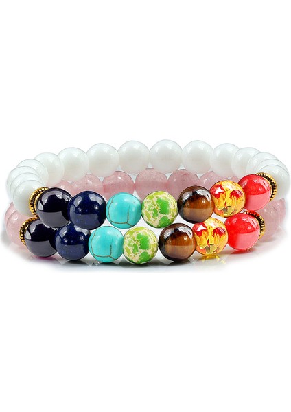 6mm Stil 19 Kadın Erkek Için 7 Çakra Bileklik Denge Buddha Reiki Dua Kaplan Gözü Siyah Doğal Taş Boncuk Yoga Zincir Bilezikler (Yurt Dışından) modelleri