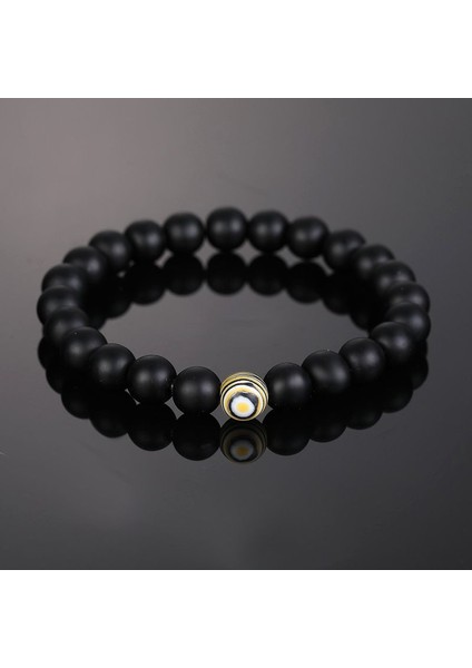 19CM Tarzı Siyah Yeşil 2021 Trend Erkek Boncuk Bilezik Bilezik Çakra 8mm Doğal Taş Akitler Yoga Şifa Takılar Kadınlar Için Bilezik - (Yurt Dışından)