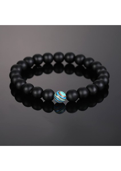 19CM Tarzı Siyah Yeşil 2021 Trend Erkek Boncuk Bilezik Bilezik Çakra 8mm Doğal Taş Akitler Yoga Şifa Takılar Kadınlar Için Bilezik - (Yurt Dışından) indirimleri