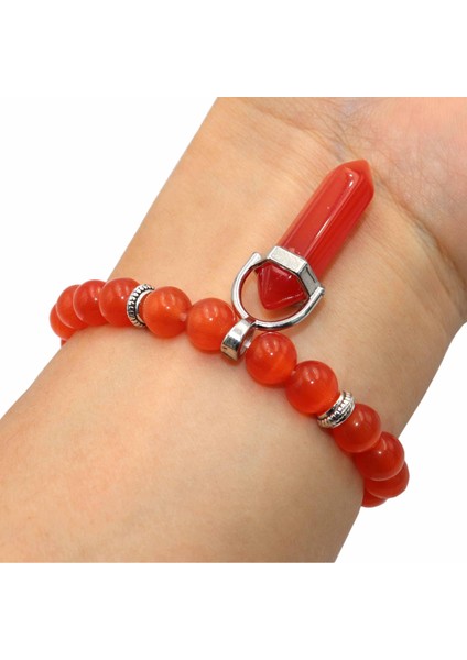 Ametist Doğal Taş Altıgen Sütun Bilezik Erkek Kadın Lapis Lazuli Akik Kaplan Gözü Kedi Gözü Taş Boncuk Yoga Bileklik Takı (Yurt Dışından) fırsatları