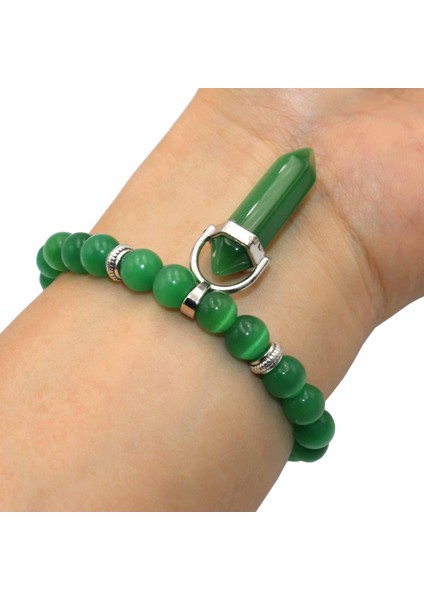 Ametist Doğal Taş Altıgen Sütun Bilezik Erkek Kadın Lapis Lazuli Akik Kaplan Gözü Kedi Gözü Taş Boncuk Yoga Bileklik Takı (Yurt Dışından) indirimleri