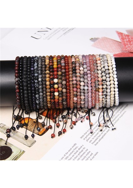Ayarlanabilir Stil 35.yeşim Vintage Doğal Taş Bileklik Erkekler Çakralar Boncuklar Ayarlanabilir Bilezikler Zengin Aşk Hediye Kadınlar El Yapımı Yoga Pulsera Takı (Yurt Dışından)