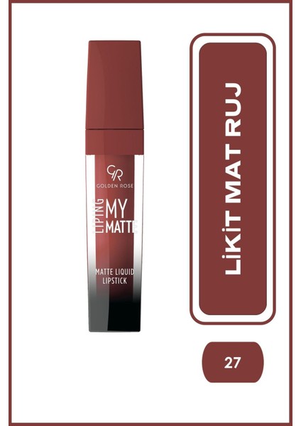 Liping My Matte - 27 - Likit Mat Ruj