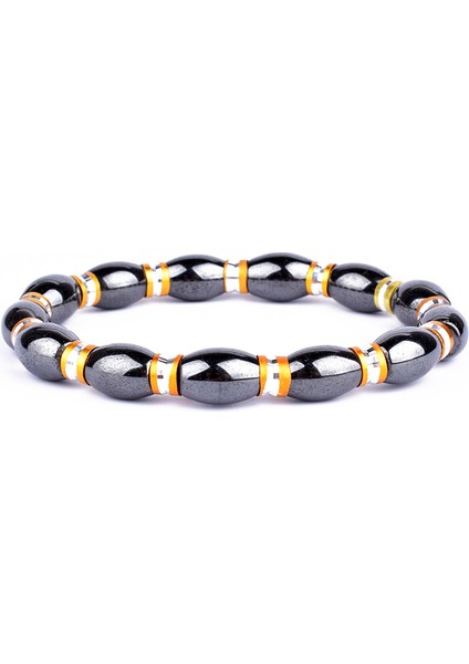 Enerji Bilezikler Doğa Yüksek Parlatma Hematit Manyetik Bileklikler Kadınlar ve Erkekler Için Yeni Pozitif Enerji Takıları (Yurt Dışından)