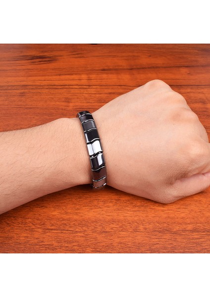 Enerji Bilezikler Doğa Yüksek Parlatma Hematit Manyetik Bileklikler Kadınlar ve Erkekler Için Yeni Pozitif Enerji Takıları (Yurt Dışından) modelleri
