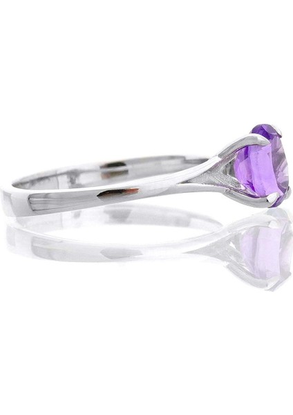 Ametist Oval Tektaş Yüzük modelleri