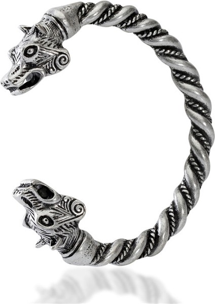 No.8 Boyutu Dev Viking Bileziği Pagan Kurt Bilezik Bileklik Arkadaş Hediyesi Kuzey Vikingler Kol Bandı (Yurt Dışından) fiyatları