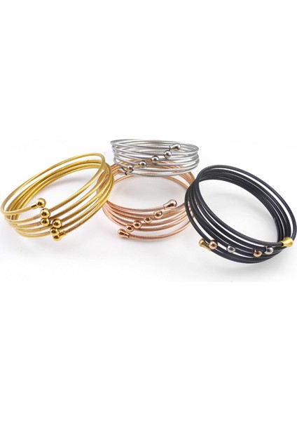 Gül Altın Rengi Yeni Sarı Altın Renkli Telli Örgü El Bileziği Şık Bileklikler Parfümlü Kadınlar Için Moda Takılar Pulseiras Bijuteri (Yurt Dışından) fırsatları