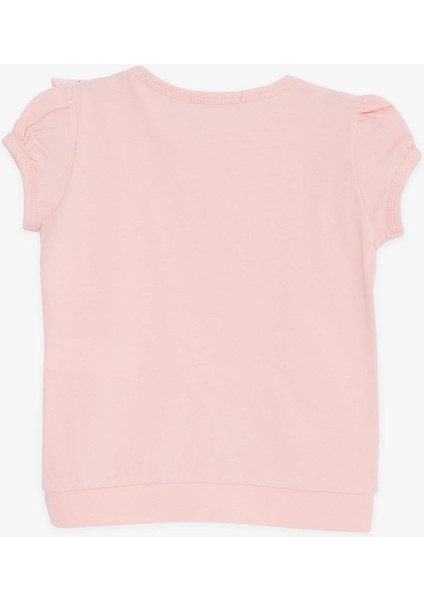 Kız Çocuk Tişört Güpürlü 1.5-5 Yaş, Somon fiyatları