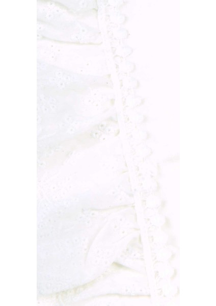 Kız Çocuk Tişört Güpürlü 1.5-5 Yaş, Ekru fırsatları