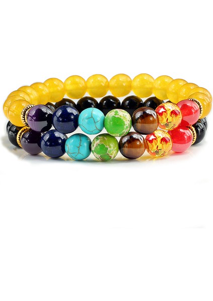 Stil 11 Kadın Erkek Için 7 Çakra Bileklik Denge Buddha Reiki Dua Kaplan Gözü Siyah Doğal Taş Boncuk Yoga Zincir Bilezikler (Yurt Dışından) fırsatları