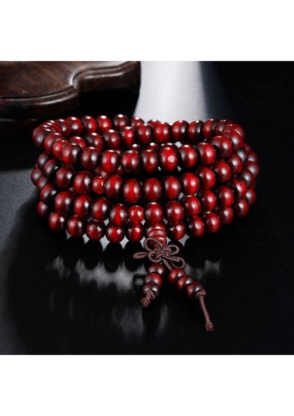 Siyah Doğal Sandal Ağacı Budist Buddha Meditasyon Ahşap Tesbih Bilezik Bileklik Kadın Erkek Takı 108 Boncuk Bijuteri (Yurt Dışından) fırsatları