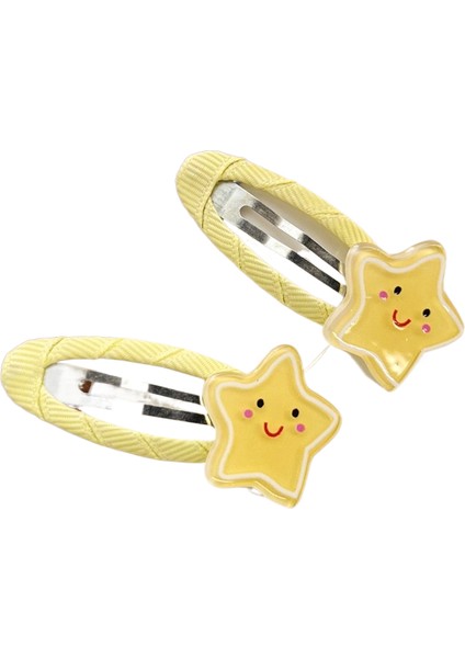 Dopamin Şeker Rengi Yıldız Saç Klipsi (Yurt Dışından)